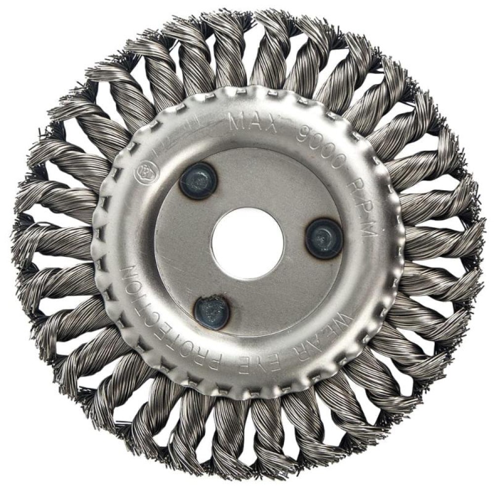 Кордщетка для УШМ Практика радиальная витая 150х22.2мм (032-522)