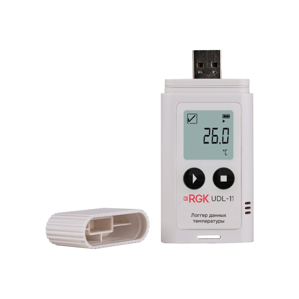 Логгер данных температуры RGK UDL-11 с поверкой, -30