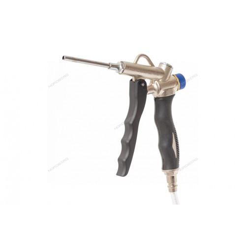 Пистолет продувочный с регулировкой воздушного потока + насадка удлинитель 10см NORDBERG Ti1L