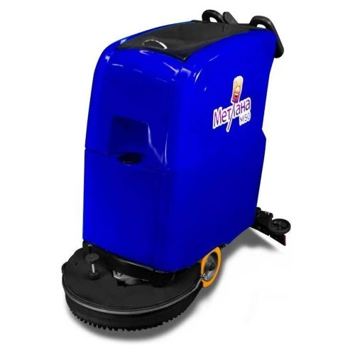 Аккумуляторная поломоечная машина Метлана М50B увеличенная емкость синяя
