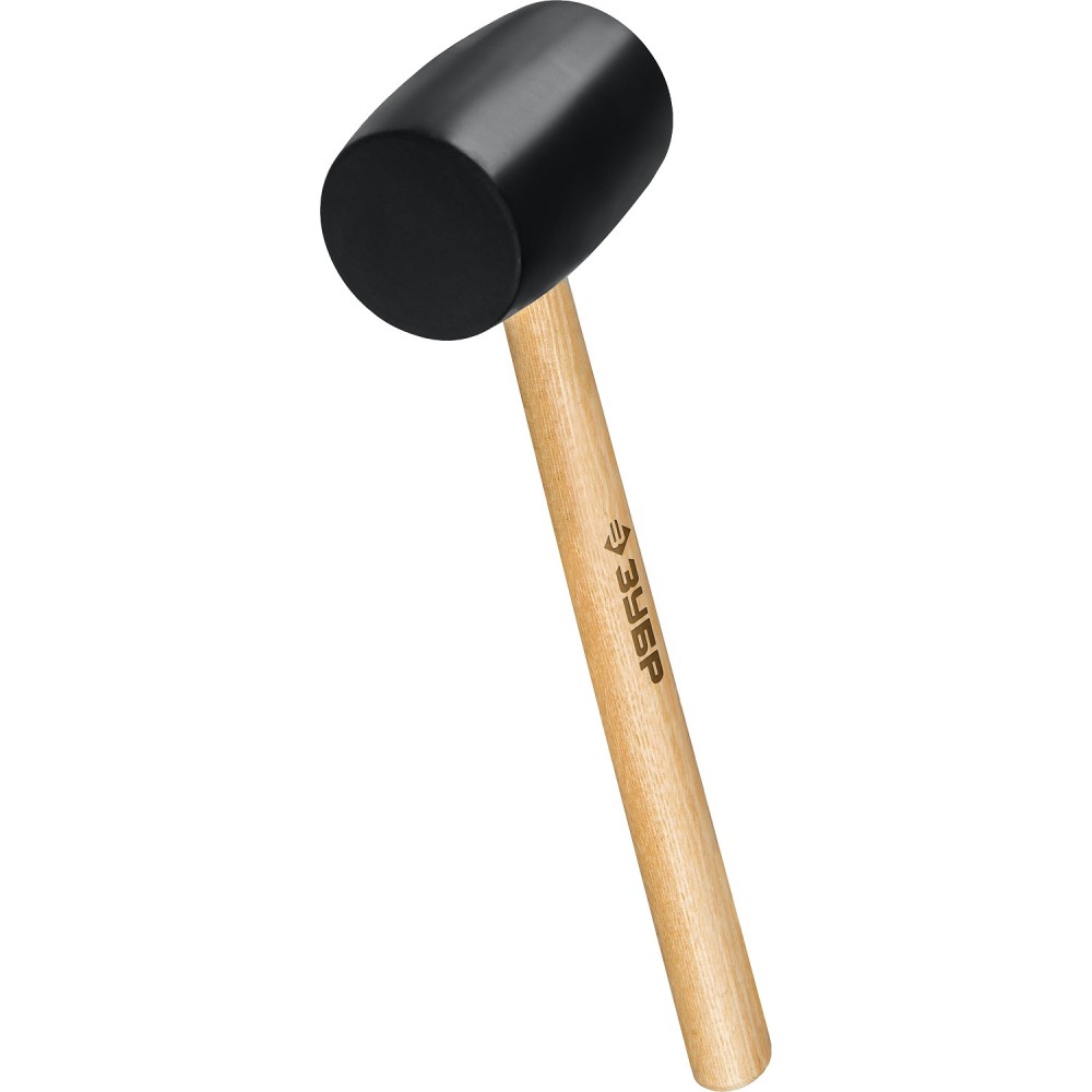 ЗУБР 340 г, чёрная, резиновая киянка (2050-55)