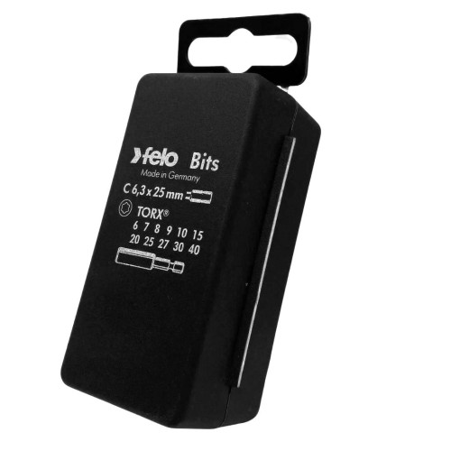 Набор бит TX Industrial с держателем бит в кейсе, 13 шт, Felo 02691016