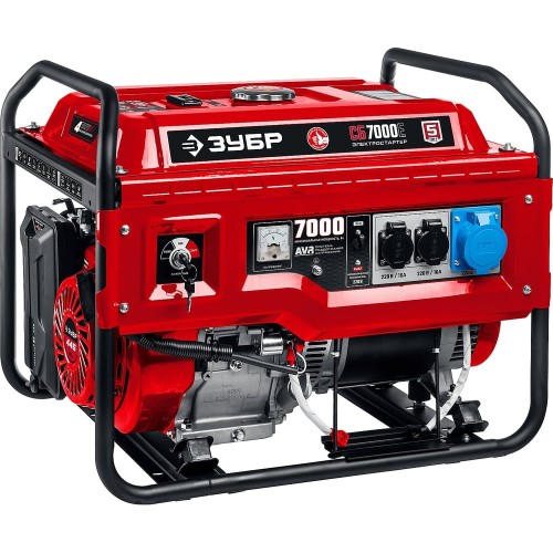 Бензиновый генератор ЗУБР СБ-7000Е