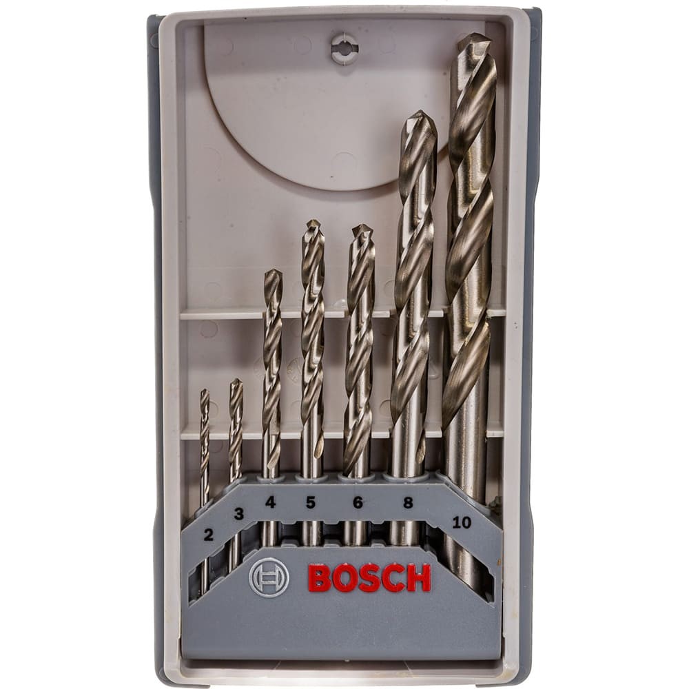 Набор сверл по металлу Bosch HSS-G Mini X-L 2-10мм 7шт (295)