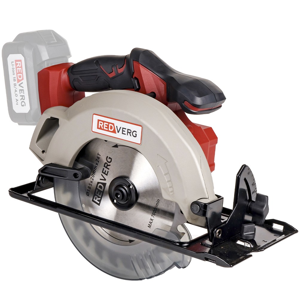 Пила дисковая аккумуляторная бесщеточная REDVERG RD-CS18-63BL/U (без акк, без з/у)