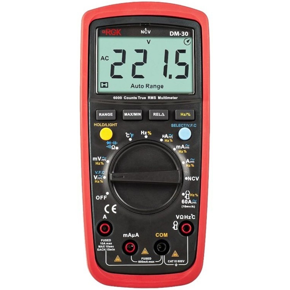 Цифровой мультиметр RGK DM-30