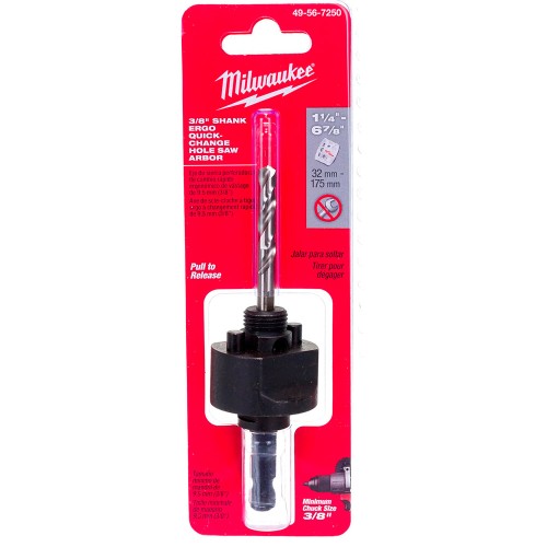 Хвостовик Milwaukee шестигранный для биметаллических коронок 32-175мм (250)