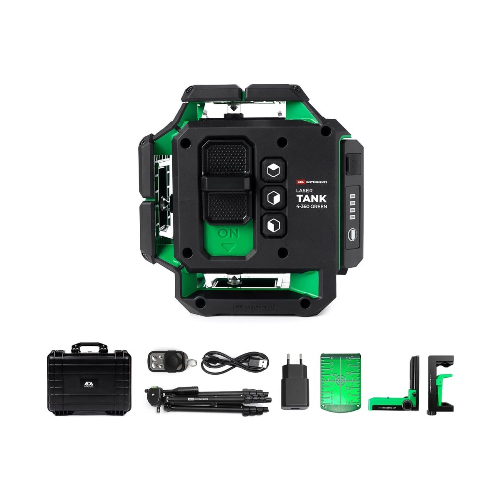 Уровень лазерный ADA LaserTANK 4-360 GREEN Ultimate Edition, -10