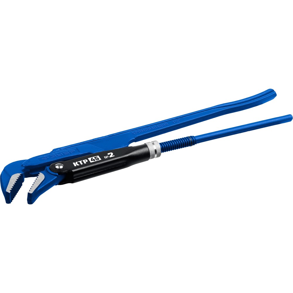 ЗУБР КТР-45, №2, 1.5_, 440 мм, трубный ключ, Профессионал (27337-2)