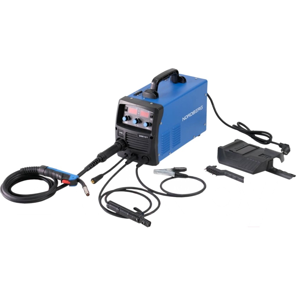 Аппарат сварочный инверторный MIG+MMA, 220 В NORDBERG WMI181