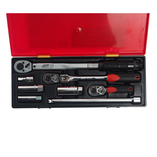 Набор головок для свечей зажигания с динамометрическим ключом 3/8" 8 предметов в кейсе JTC-K3084