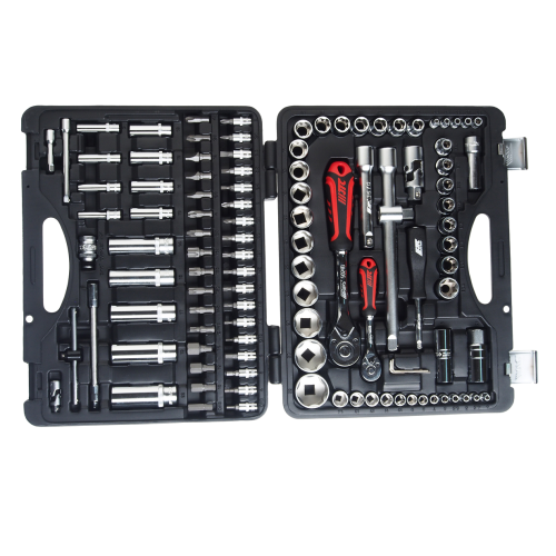 Набор головок торцевых и вставок JTC 1/4" & 1/2" для поврежденных болтов и гаек 110 предметов