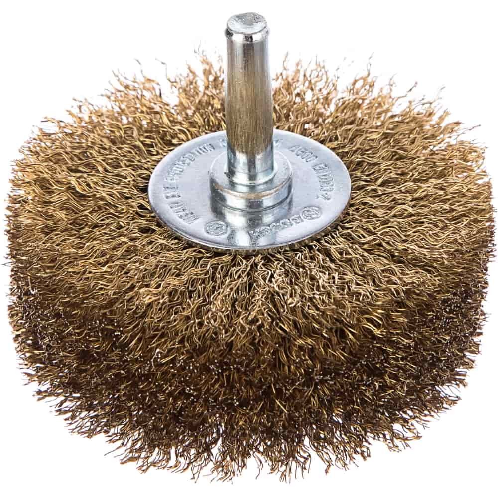 Щетка кольцевая витая латунная Bosch 6 мм 0.2х80 мм(130)