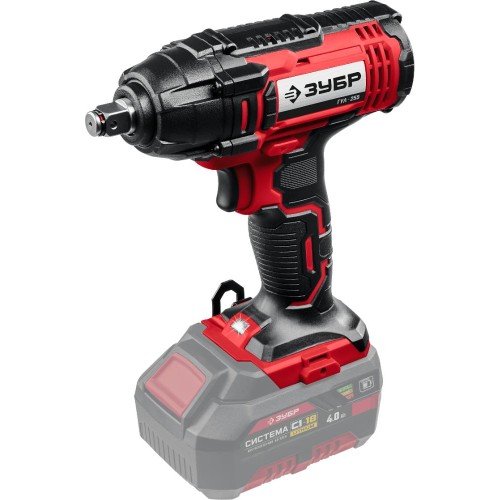 Аккумуляторный гайковерт ЗУБР ГУЛ-255 ударный (без акк, без з/у)