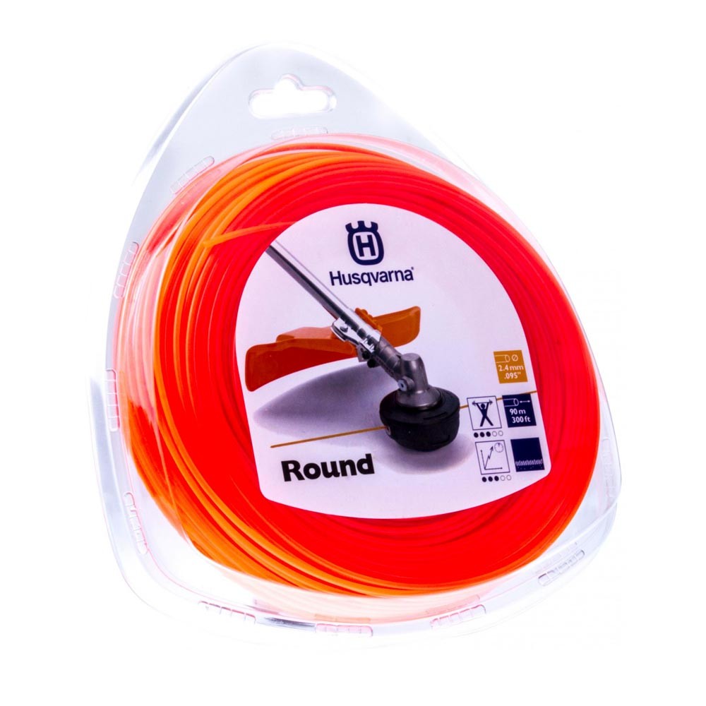 Леска для триммера Husqvarna 2.4мм круглая 15м (5310092-17)