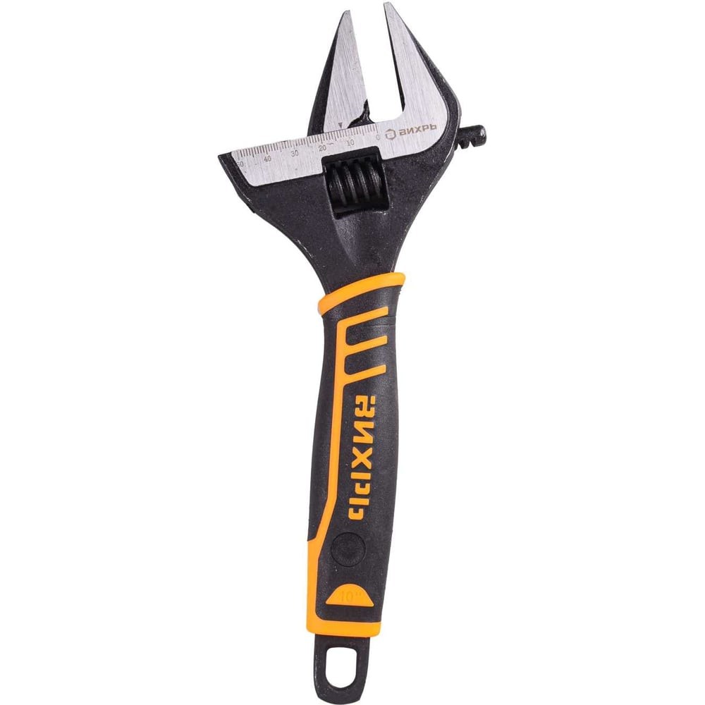 Разводной ключ с тонкими губками, фосфатированый, 250 мм, Вихрь