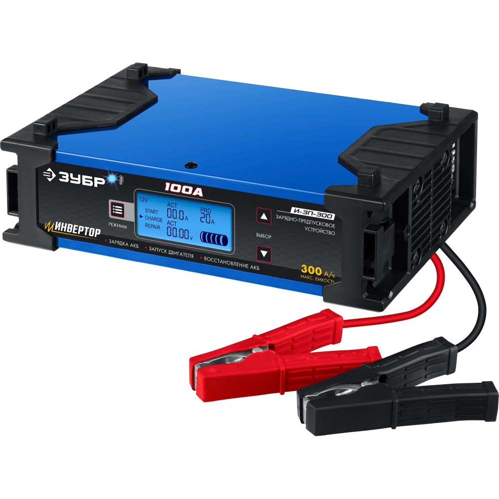 Устройство зарядно-предпусковое ЗУБР И-ЗП-300