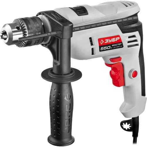 Дрель ЗУБР ДУ-550 ЭР ударная