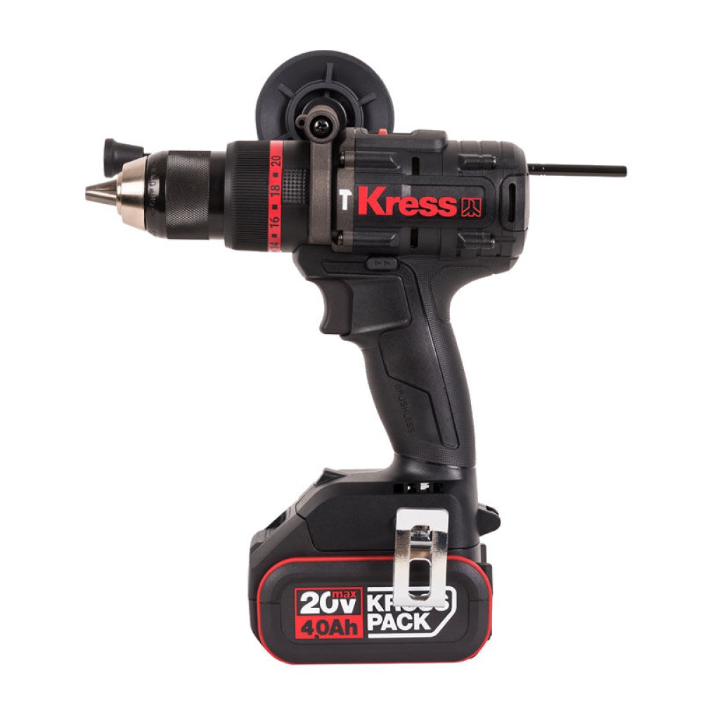 Аккумуляторная дрель-шуруповерт KRESS KUC35 ударная