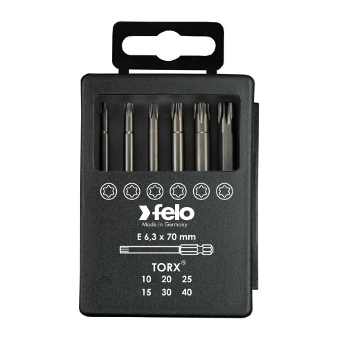 Набор бит TX Industrial 70 мм в кейсе, 6 шт, Felo 03691716
