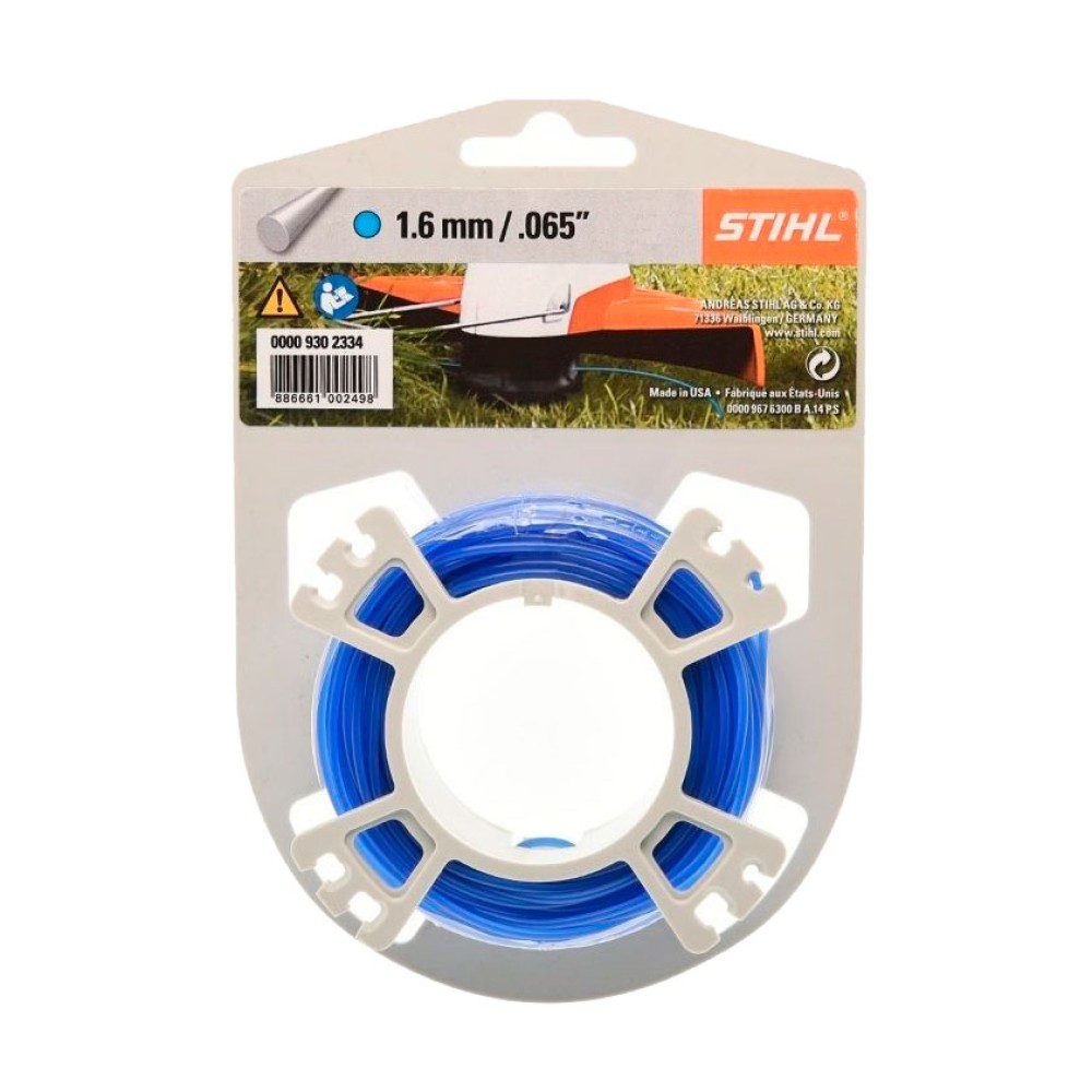 Леска для триммера Stihl 1.6мм круглая 19м (9302334)