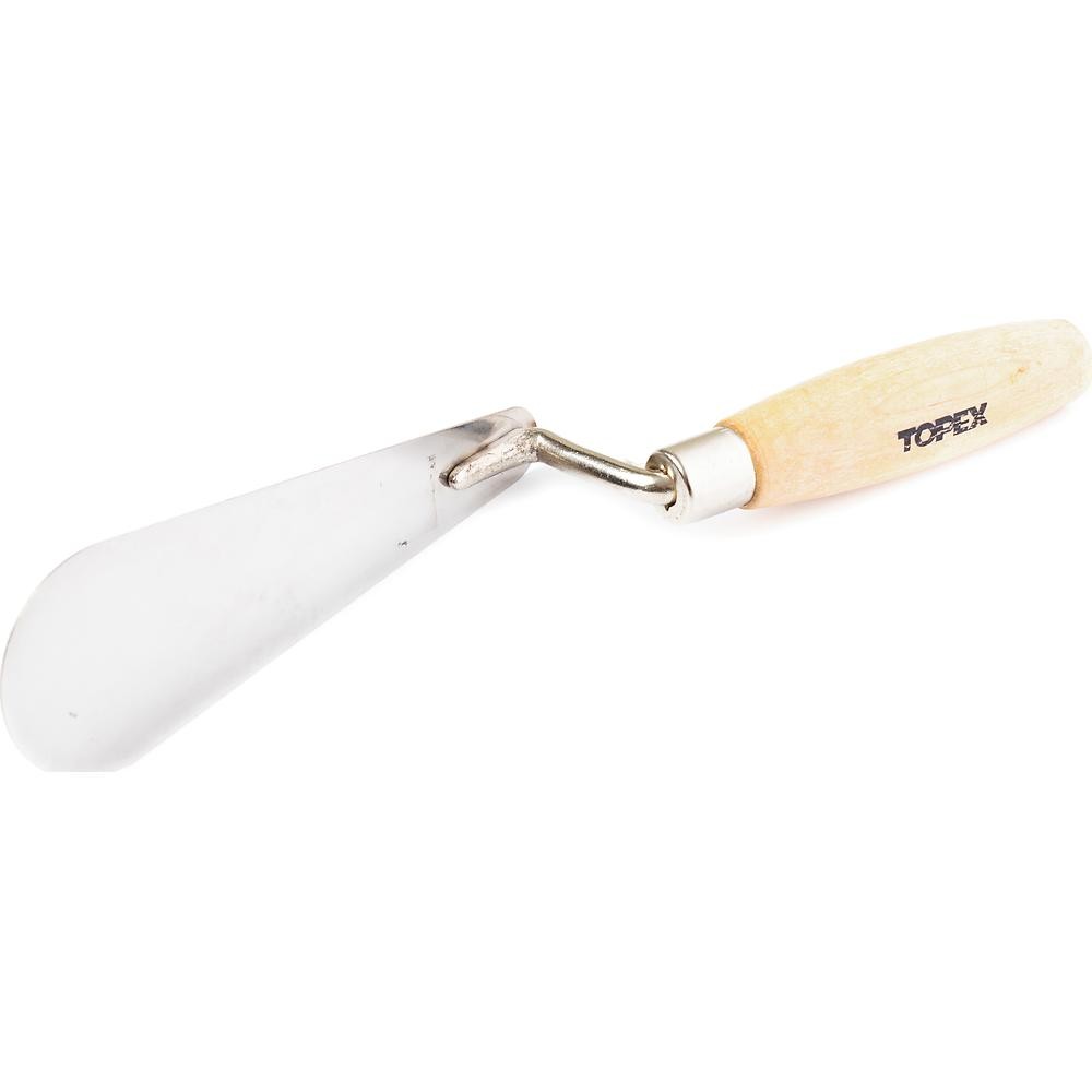 Мастерок штукатурный Topex 160x55x20мм нержавеющая сталь