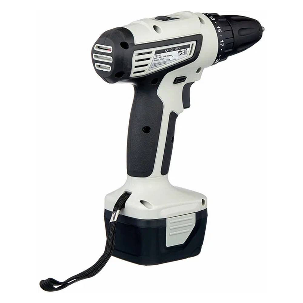 Аккумуляторная дрель-шуруповерт ИНТЕРСКОЛ ДА-10/12М3