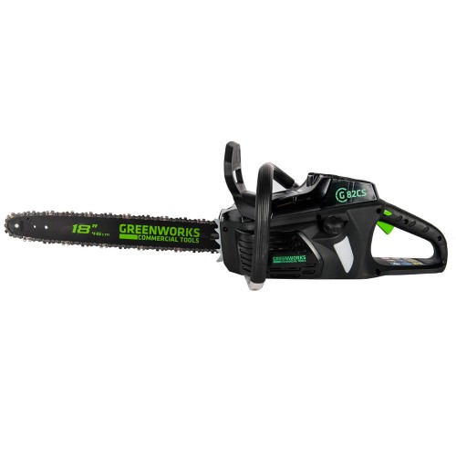 Аккумуляторная цепная пила Greenworks GD82CS50 (без акк, без з/у)