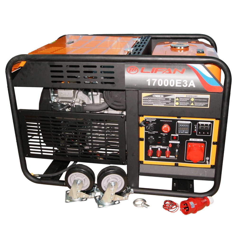 Бензиновый генератор LIFAN 17000E3A