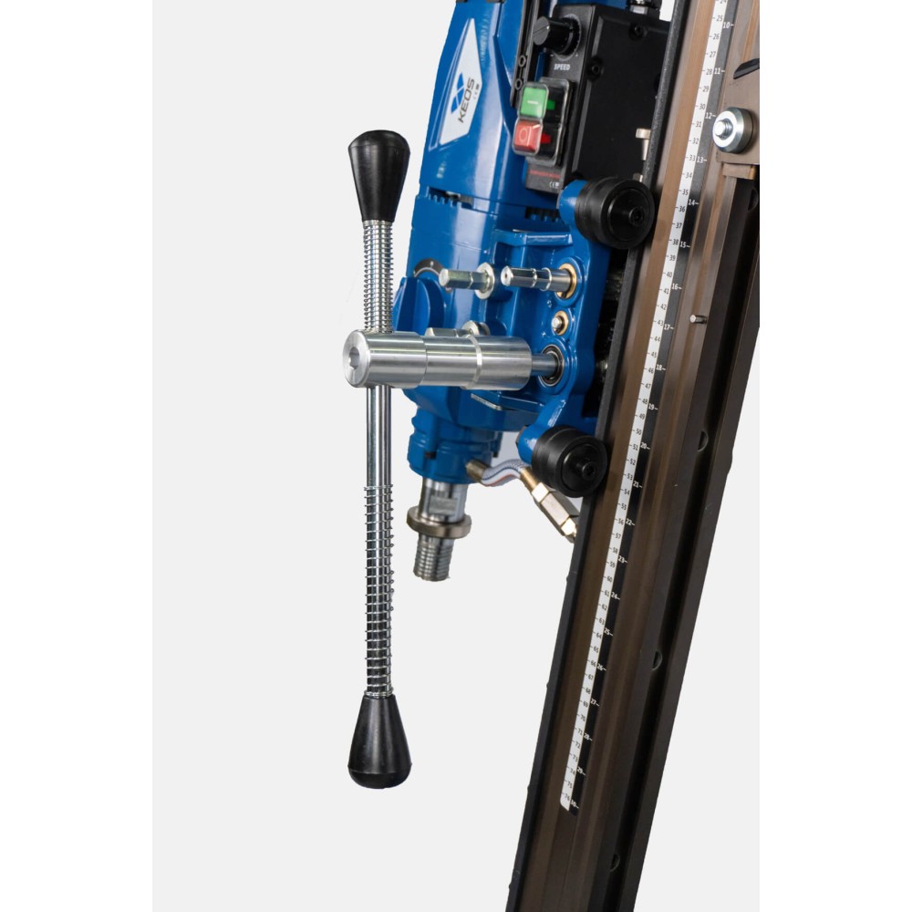 Установка алмазного бурения KEOS KS-350JSET (двигатель KS-350 + стойка с наклоном на роликах)