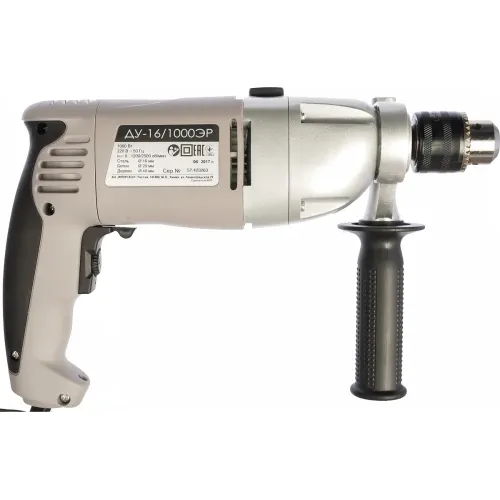 Сетевая дрель ИНТЕРСКОЛ ДУ-16/1000ЭР ударная