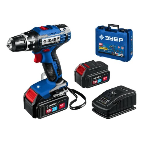 Аккумуляторная дрель-шуруповерт ЗУБР Профессионал DL-201-42