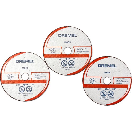Отрезной диск по металлу и пластику Dremel 510 для DSM20