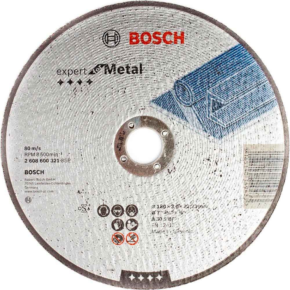 Круг отрезной по металлу Bosch Expert for Metal 180х3х22.2мм (321)