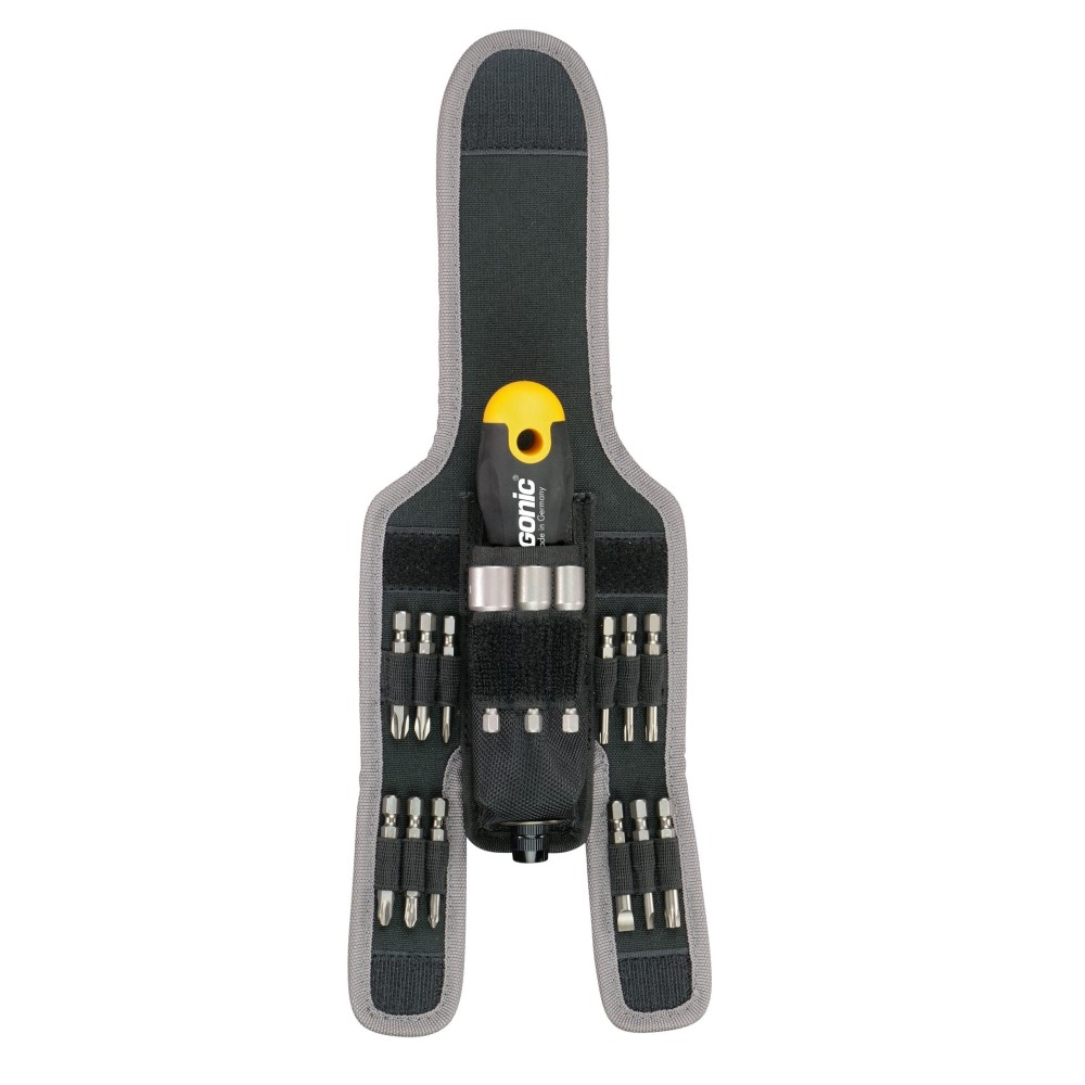 Felo Трещотка поворотная Ergonic K с набором бит в чехле, 16 шт 06071604