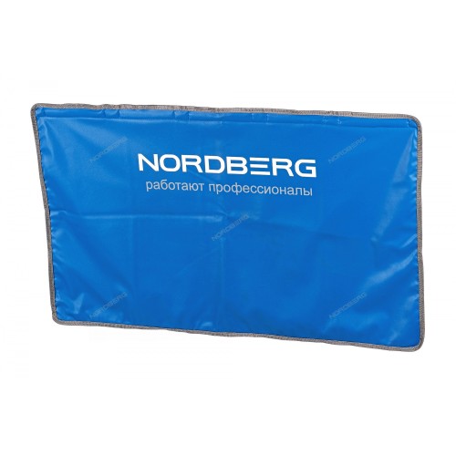 Накидка на крыло 110х65 прямоугольная без выреза с магнитом и подкладкой NORDBERG NN1R