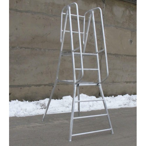 Лестница с площадкой MEGAL Л - 312 А (Н=1600)