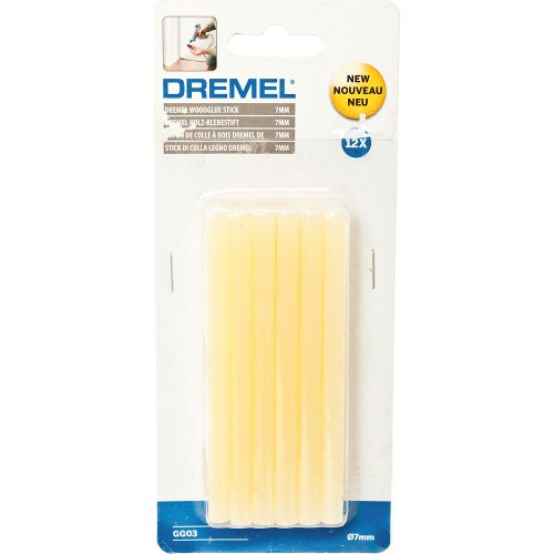 Клеевые стержни Dremel GG03 по дереву 7х100мм 12шт