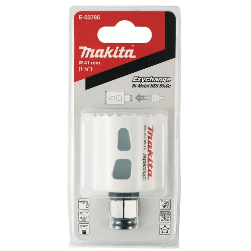 Коронка Makita Ezychange 41мм биметаллическая (E-03785)