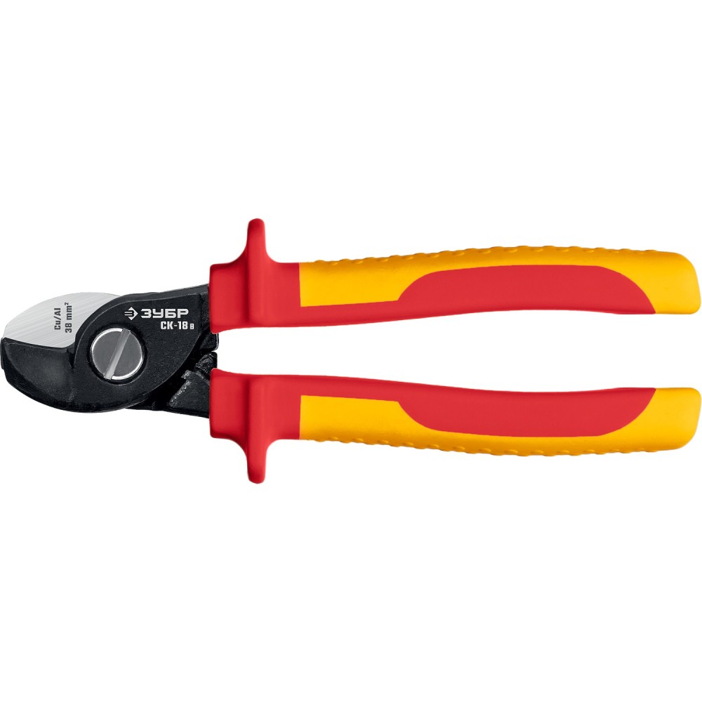 ЗУБР СК-18В, d 14 мм, 180 мм, 1000В, диэлектрический кабелерез, Профессионал (23340-18V)