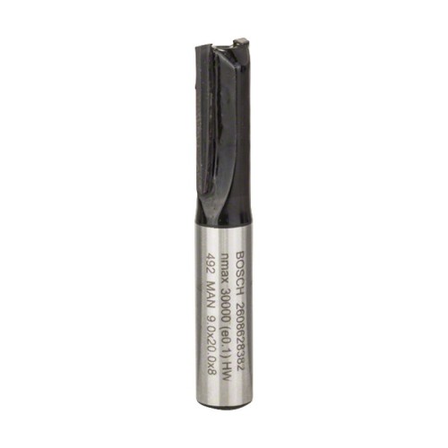 Фреза Bosch HM пазовая прямая 9х20мм (382)