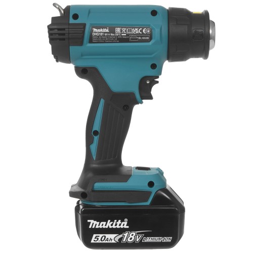 Фен строительный аккумуляторный Makita DHG180RT1J