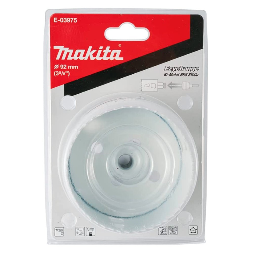 Коронка Makita Ezychange 92мм биметаллическая (E-03975)