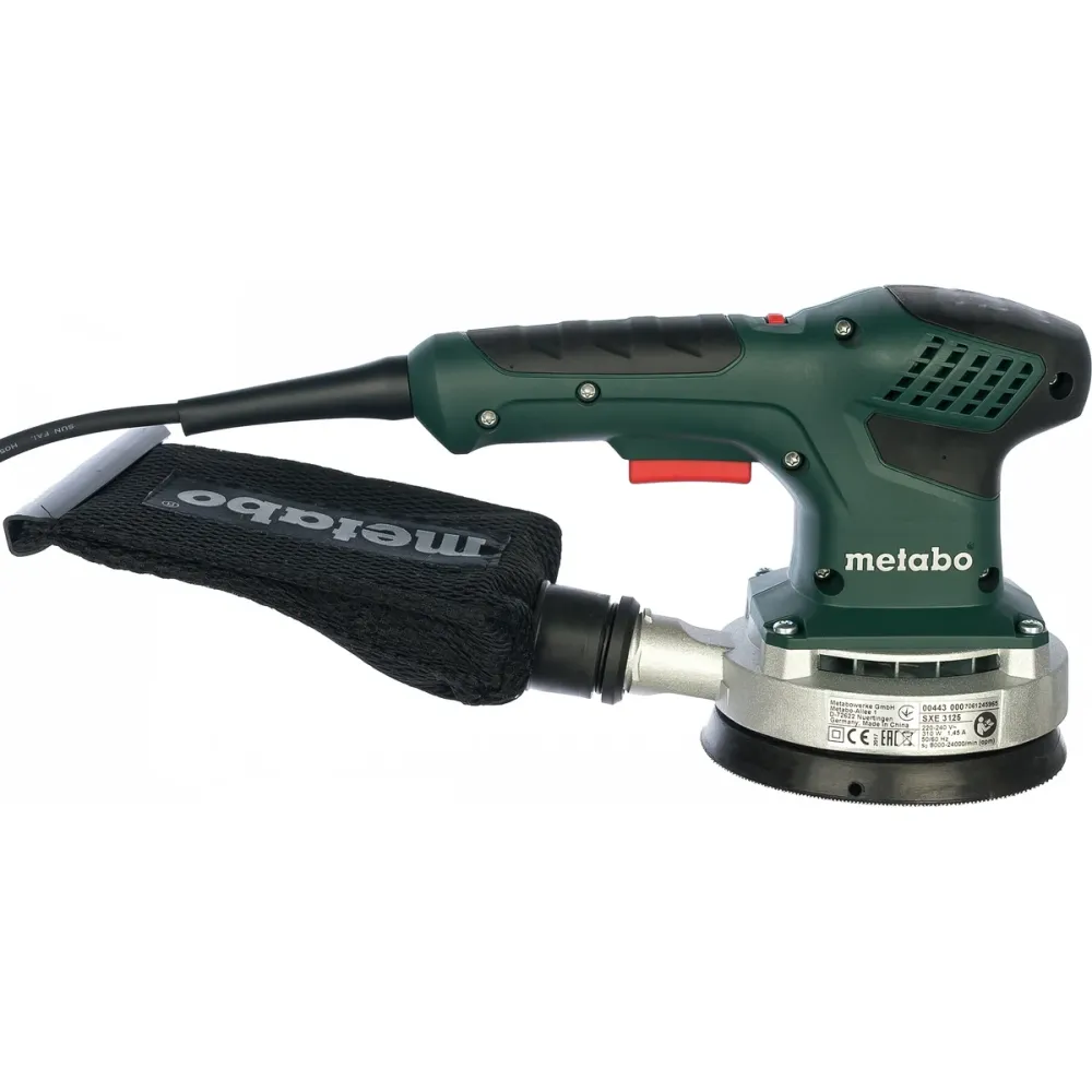 Эксцентриковая шлифмашина Metabo SXE 3125 (кейс)