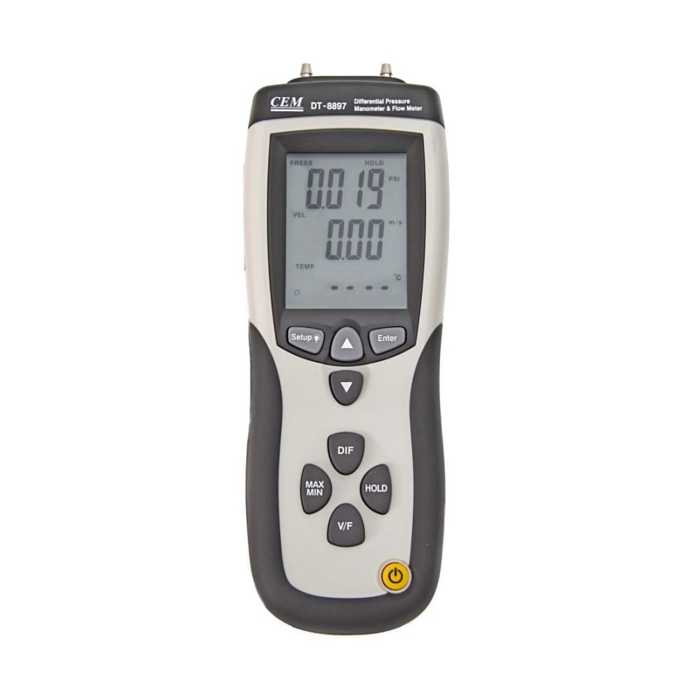 Дифференциальный манометр с функцией анемометра СЕМ DT-8897