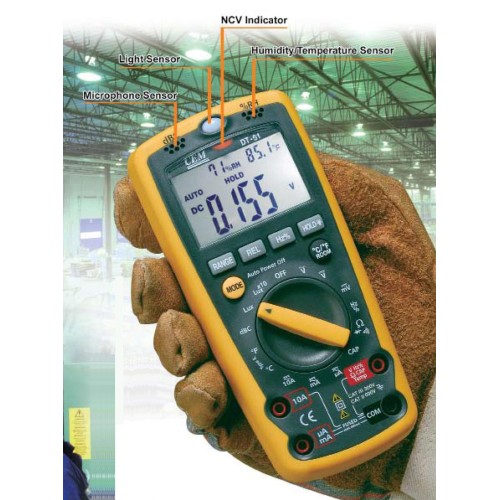 Мультиметр 6 в 1 СЕМ DT-61