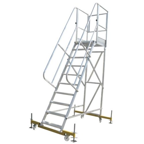 Вышка - стремянка разборная на колесах (150кг+150кг) MEGAL ВС2-2.5