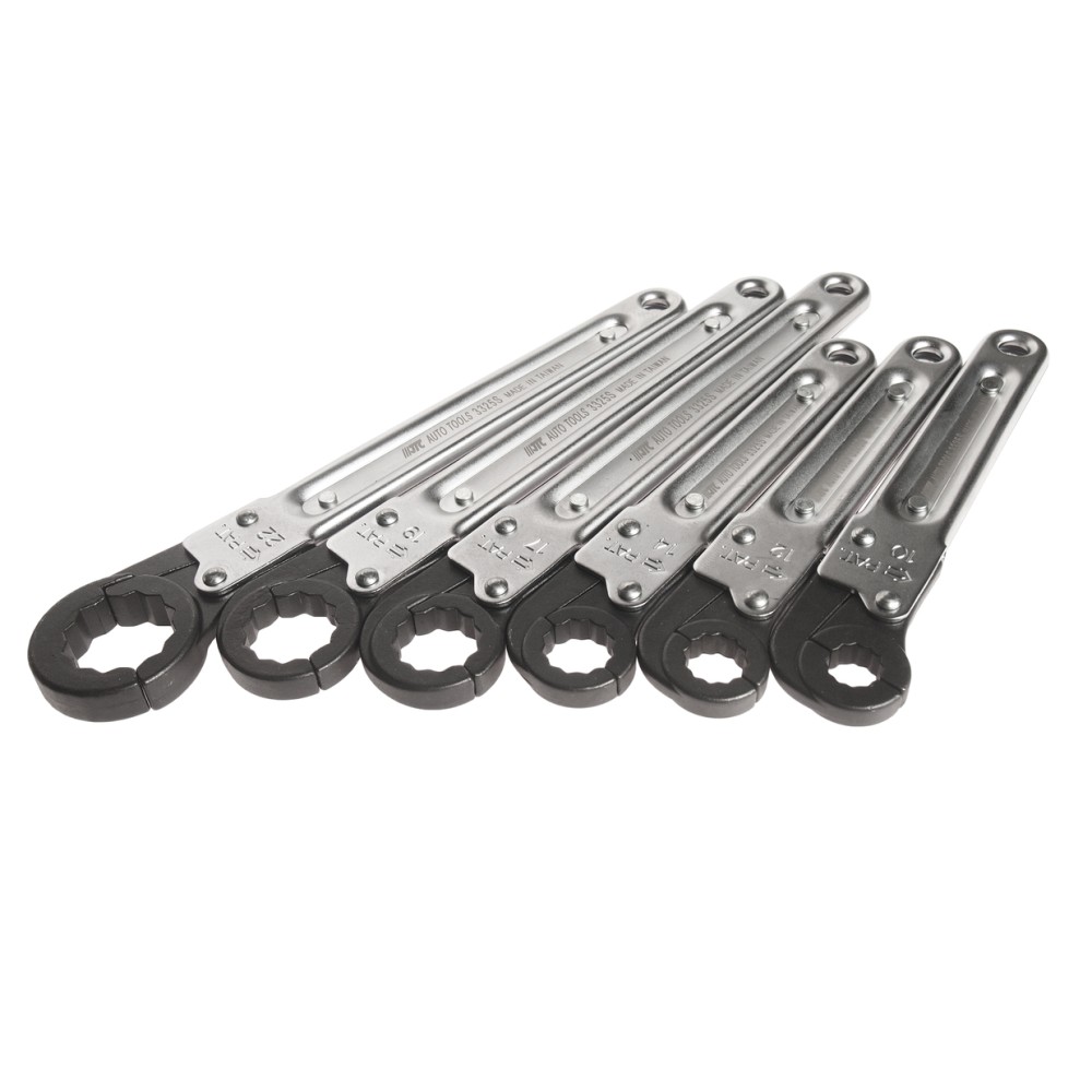 Набор ключей трещоточных 10-22мм 12-ти гранных раскрывающихся 6 предметов JTC