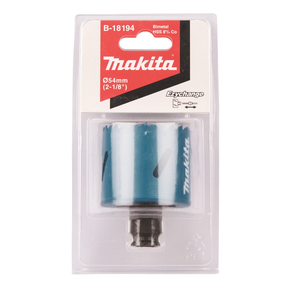 Коронка Makita Ezychange 54мм биметаллическая (B-18194)