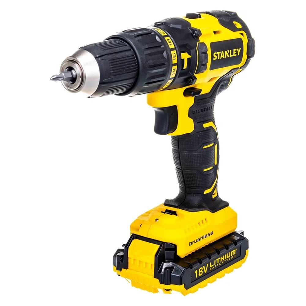 Аккумуляторная дрель-шуруповерт STANLEY SBH20D2K ударная